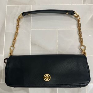 Tory Bruch Leather Textured Shoulder Bag/Cultch!